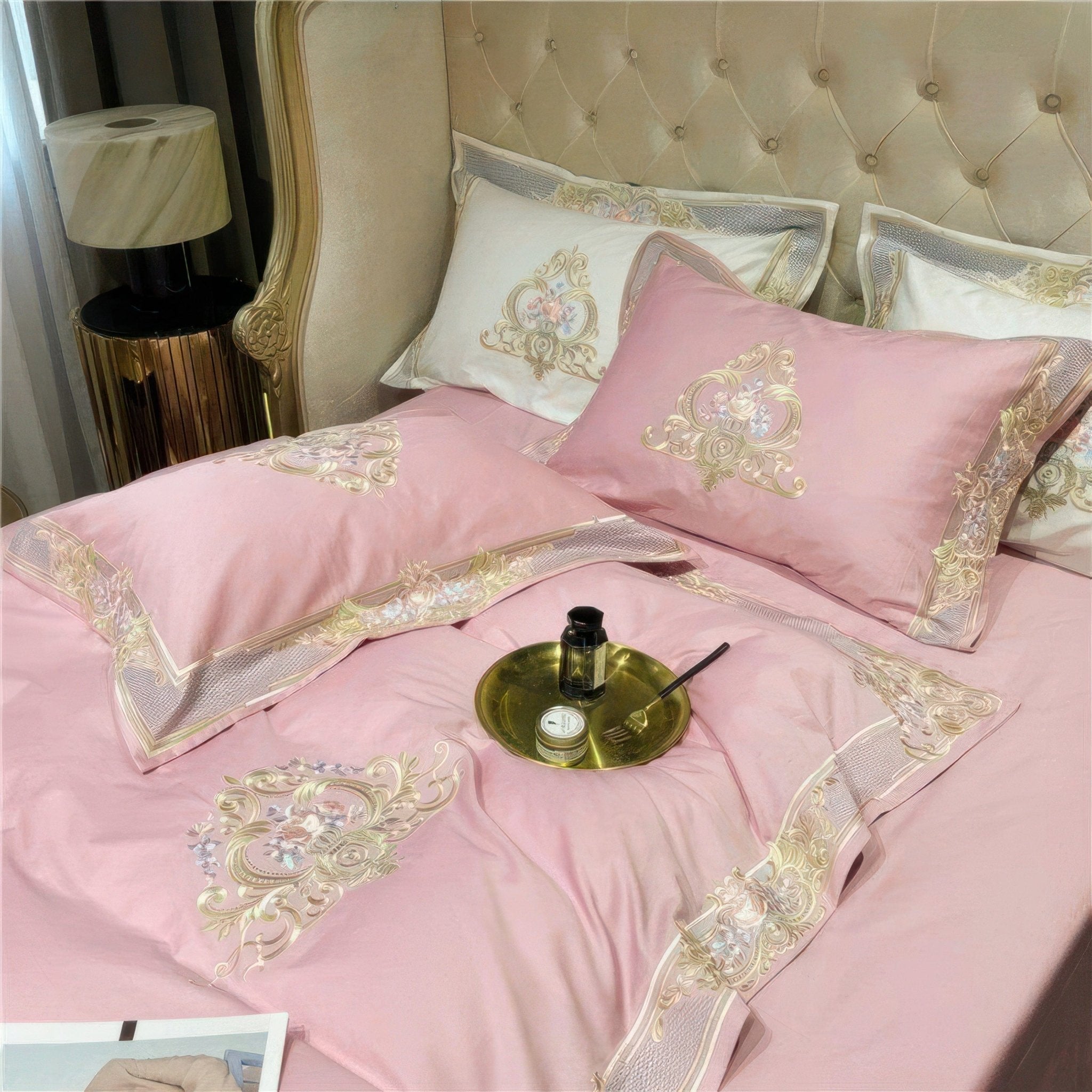 Barok Roza - Posteljina Set - Luludom