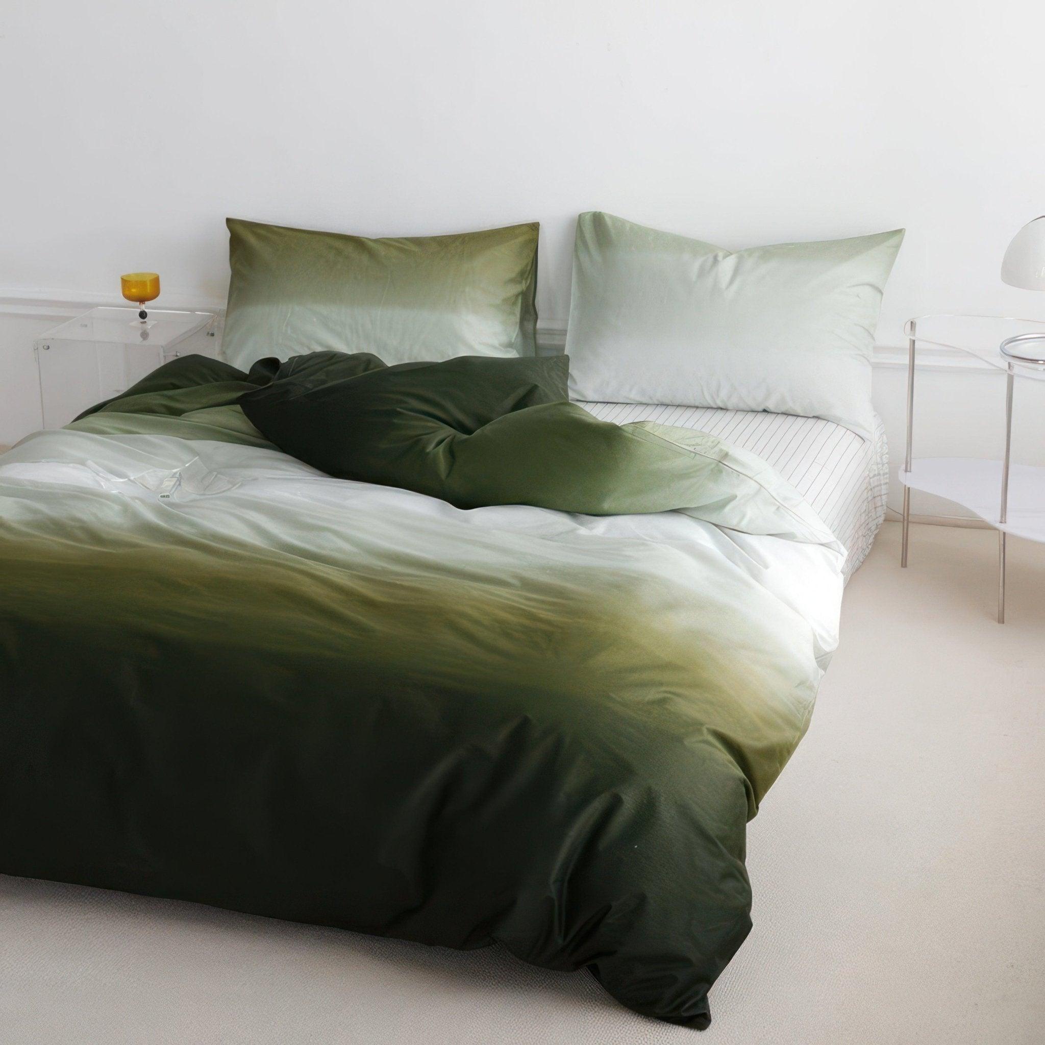 Gradient Zelena - Posteljina Set - Luludom